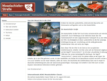 Tablet Screenshot of moselschiefer-strasse.de
